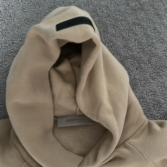 Fear of God Essentials Beige Hoodie - Picture 2 of 3